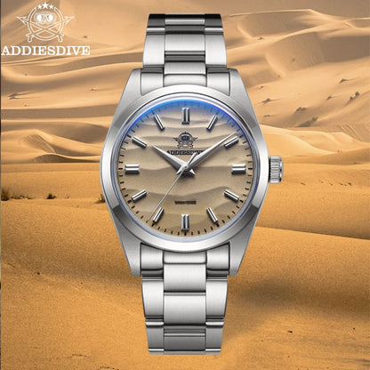 Hot Sale AD2030 without LOGO Watch Stainless Steel 100M Waterproof Quartz Watches 3D Sand Dial Men'S Wristwatch Dress