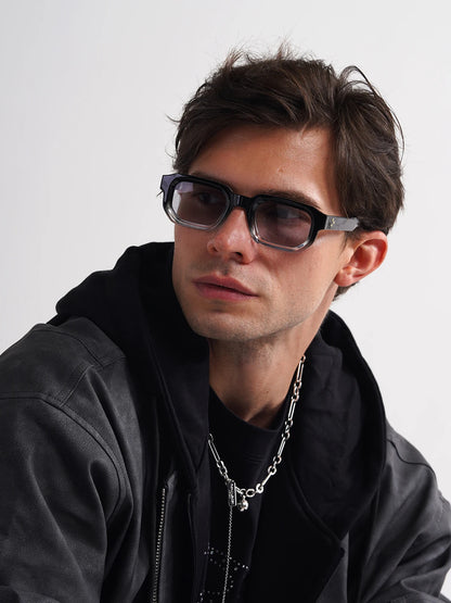 Men Vintage Rectangle Frame Sunglasses Fashion Retro Sun Glasses Luxury Brand Design UV400 Shades Eyewear Women Sun Glasse