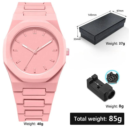 2025 New Modern Simple Creative Sports Watch Casual Design Business Waterproof Quartz Watches Gift for Men Reloj Hombre