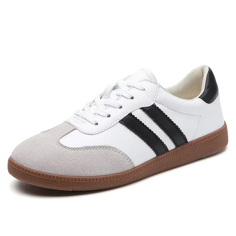 Women Sneakers Fashion Shoes Spring Trend Casual Flats Sneakers Female New Fashion Comfort White Vulcanized Platform Shoes 2024