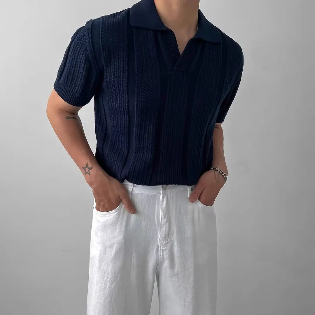 Summer Men Polo T-Shirt