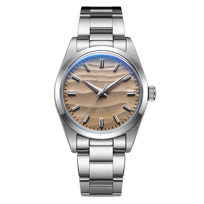 Hot Sale AD2030 without LOGO Watch Stainless Steel 100M Waterproof Quartz Watches 3D Sand Dial Men'S Wristwatch Dress
