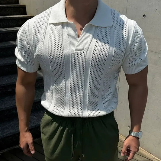 Summer Men Polo T-Shirt