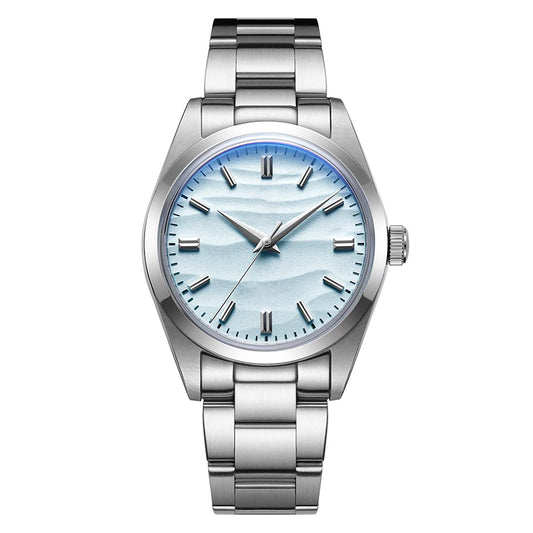 Hot Sale AD2030 without LOGO Watch Stainless Steel 100M Waterproof Quartz Watches 3D Sand Dial Men'S Wristwatch Dress