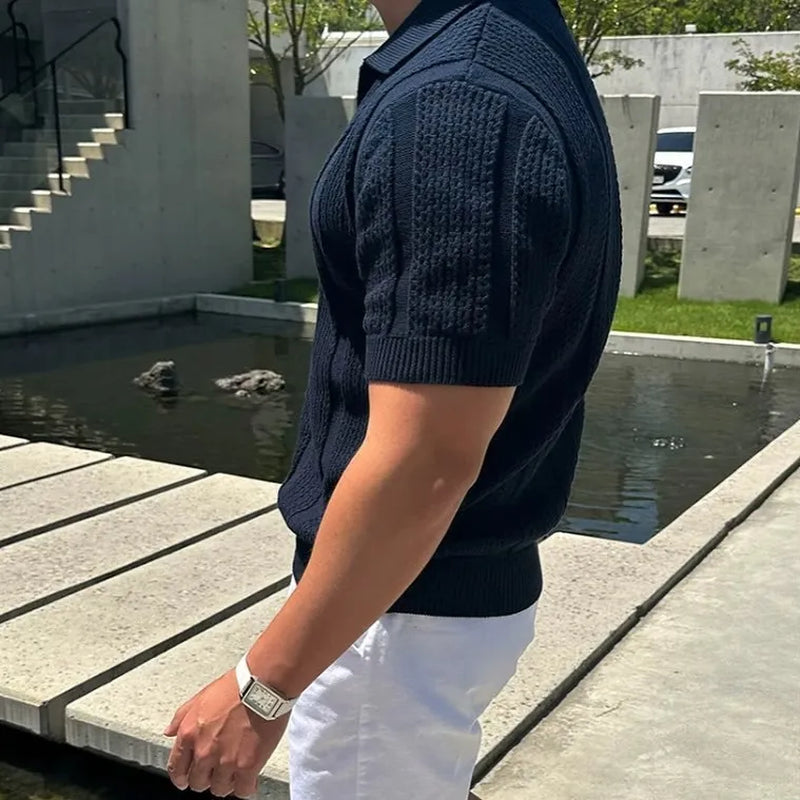 Summer Men Polo T-Shirt