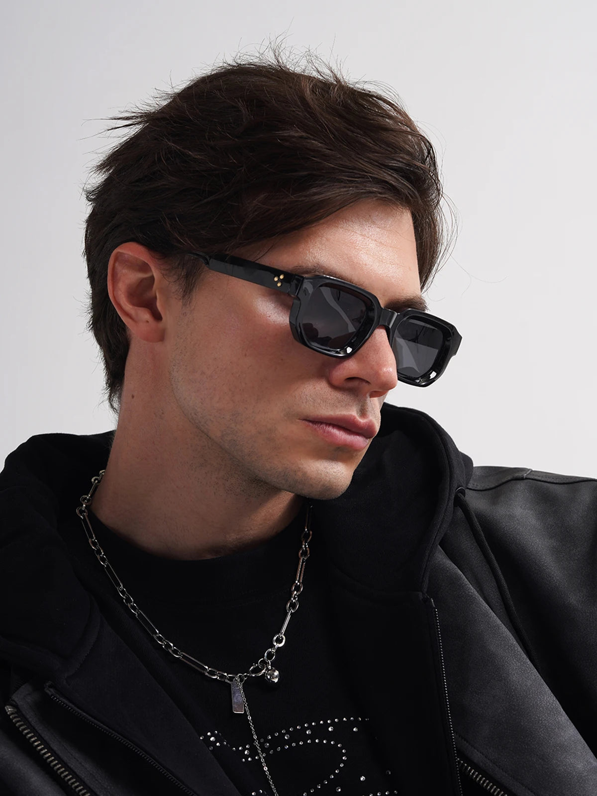 Men Vintage Rectangle Frame Sunglasses Fashion Retro Sun Glasses Luxury Brand Design UV400 Shades Eyewear Women Sun Glasse