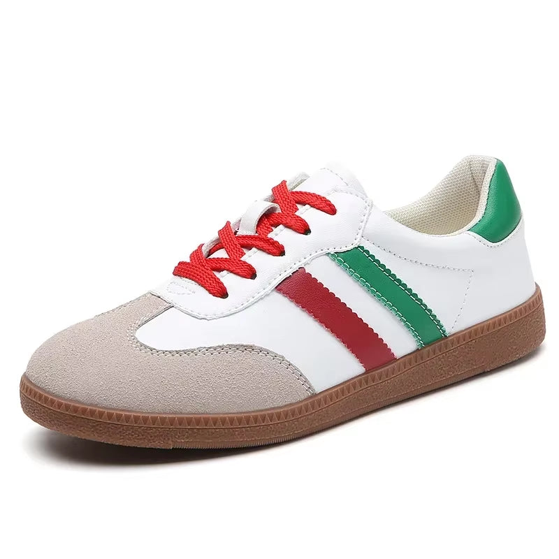 Women Sneakers Fashion Shoes Spring Trend Casual Flats Sneakers Female New Fashion Comfort White Vulcanized Platform Shoes 2024