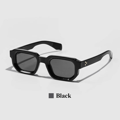Men Vintage Rectangle Frame Sunglasses Fashion Retro Sun Glasses Luxury Brand Design UV400 Shades Eyewear Women Sun Glasse